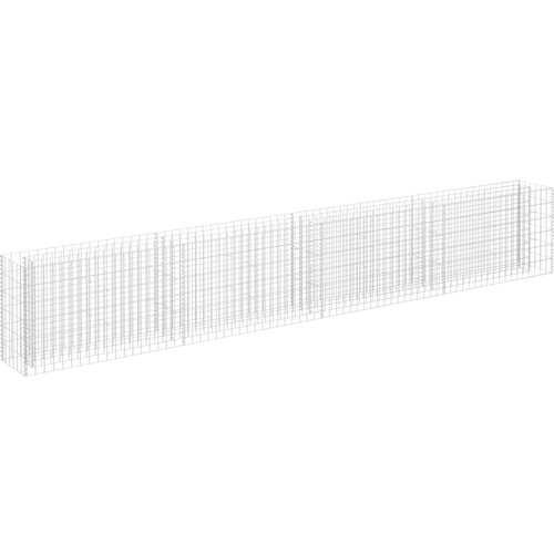  Gabionska sadilica od pocinčanog čelika 360 x 30 x 60 cm Slike