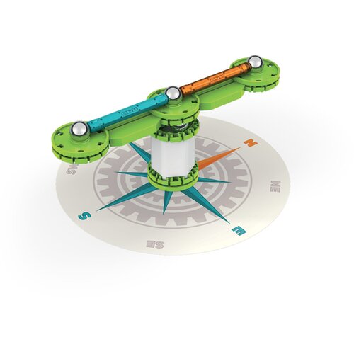 Geomag Mechanics Motion compass građevinski set, 35 kom (871772007661) Slike