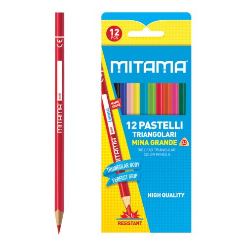 MITAMA Bojice drvene trouglaste lakirane 3,3mm 12/1 61991 Cijene