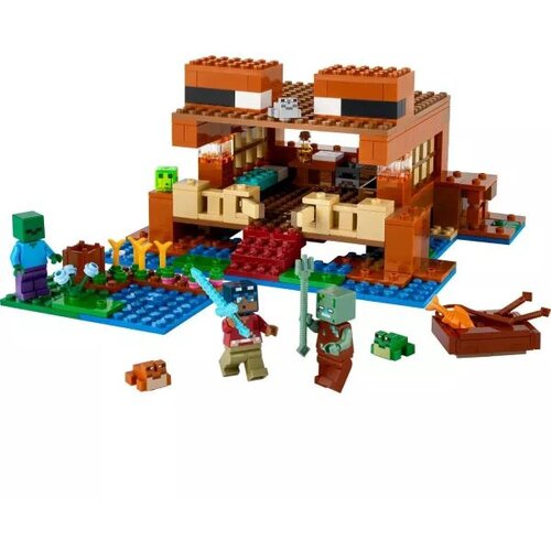 Lego igračka kockice Minecraft Kuća žabe 8g+ Slike