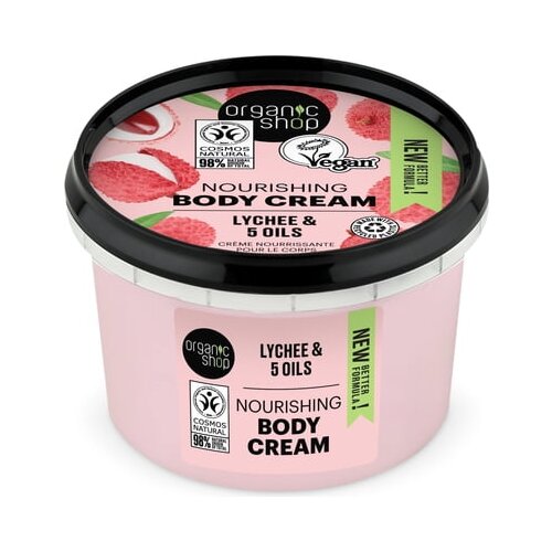 Organic Shop Crema Corporal Nutritiva Lichi Slike