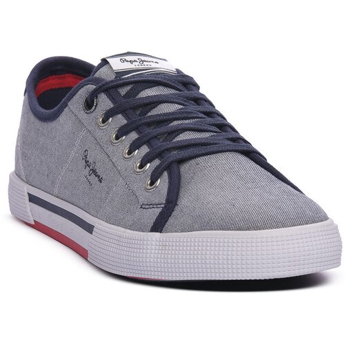PepeJeans Modne superge BRADY MAN Modra Slike