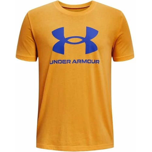 Under Armour SPORTSTYLE LOGO SS Majica za dječake, narančasta, veličina