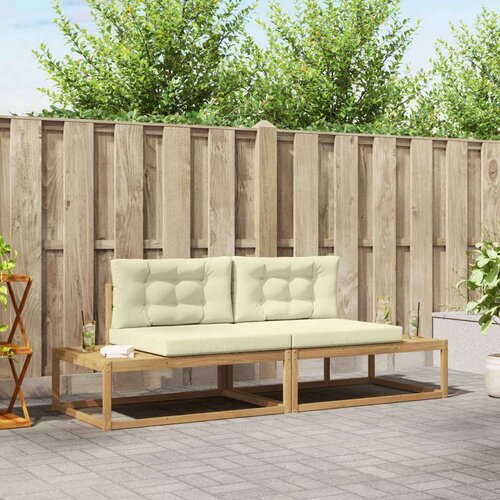 Zunanja garnitura za sedenje Bela 230,5 x 83 x 73 cm Poliester, (5000272743) Cene