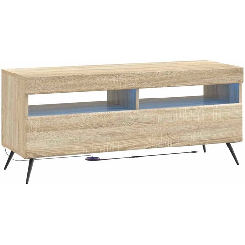  LED TV kabinet BREDA 3 kom. Hrast sonoma Konstruirano drvo Slike