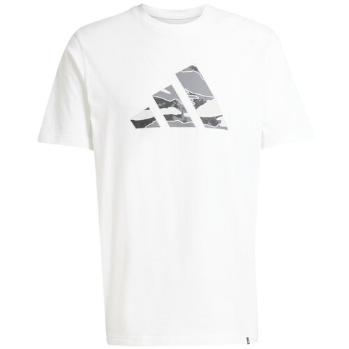 Adidas Majice s kratkimi rokavi M CAMO LOGO T Bela Slike