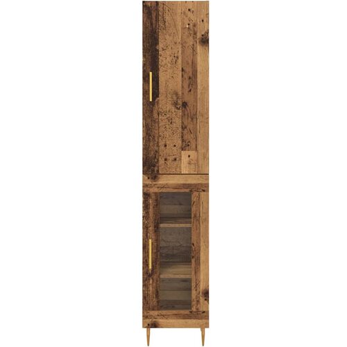  Highboard 2 kom. Staro drvo 34,5 x 34 x 180 cm Slike