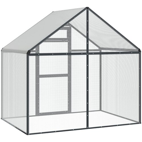  Kavez za ptice Antracit 181,5 x 110,5 x 173,5 cm Slike