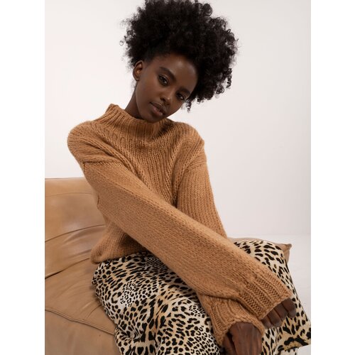 BADU Sweater-BA-SW-3017-1.66-light brown Slike