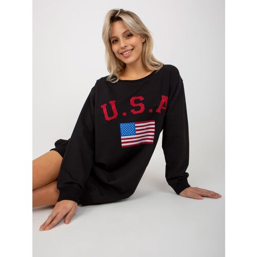 Vikki Sweatshirt-VI-BL-3192.23P-black Slike