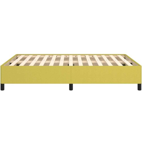  Okvir za krevet bez madraca zeleni 140 x 200 cm od tkanine Slike