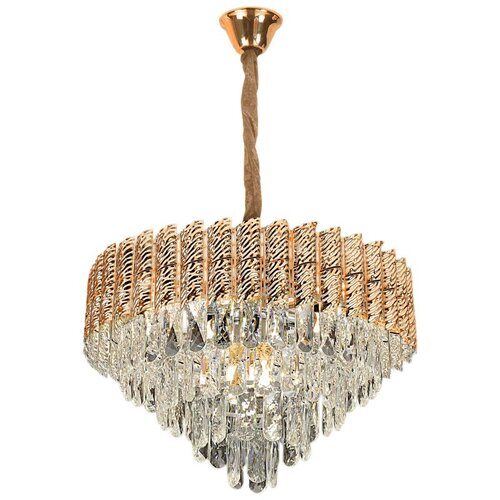 Toolight Visilica s kristalima G054-CP 50cm GOLD Cene