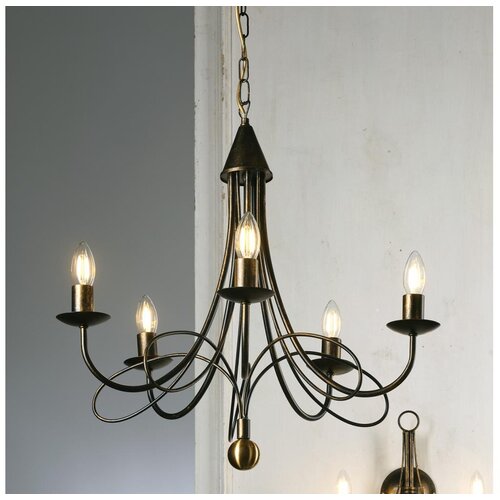 ONLI Luster na lancu MILVIA 5xE14/6W/230V u bronzanoj boji Cene