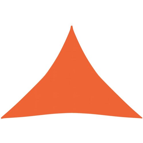 vidaXL Senčno jadro 160 g/m² oranžno 3x3x3 m HDPE Cene