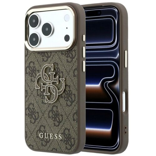 SAS CG MOBILE Maska Guess 4G & Big Resin Logo za iPhone 17 Pro Max/ 18 Pro Max braon Cene
