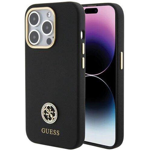 Guess SILIKONSKI OVITEK HARDCASE Z LOGOTIPOM STRASS ZA IPHONE 15 PRO MAX 6.7, (21972353) Cene