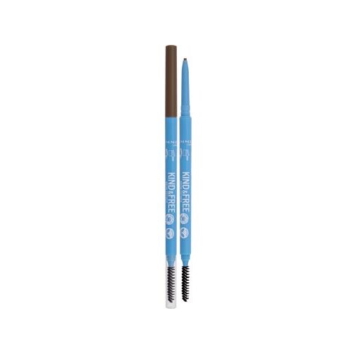 Rimmel London Kind &amp;amp; Free Brow Definer olovka za obrve 0,09 g nijansa 002 Taupe za žene Slike