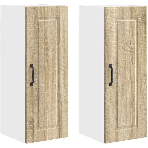  Ormar za Zid 2 pcs Sonoma hrast 30 x 31 x 80 cm Slike