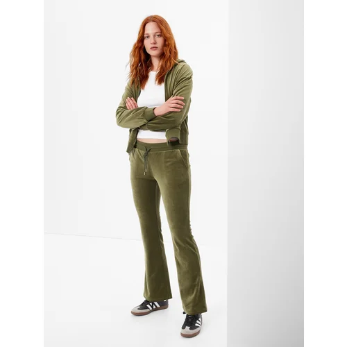 GAP Velour sweatpants flare mid rise - Women