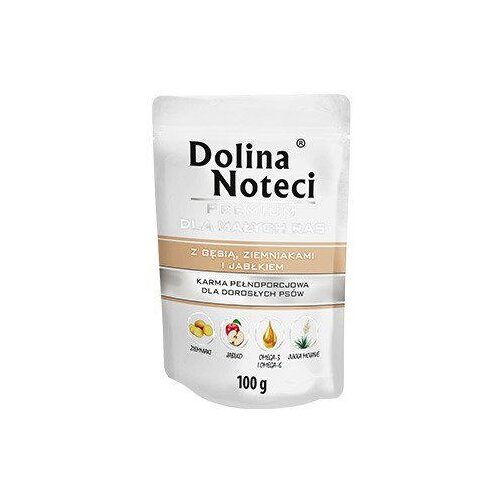 DOLINA Premium bogata z gosjo, krompirjem in jabolkom - mokra hrana za odrasle pse malih pasem - 100 g, (21419954) Cene