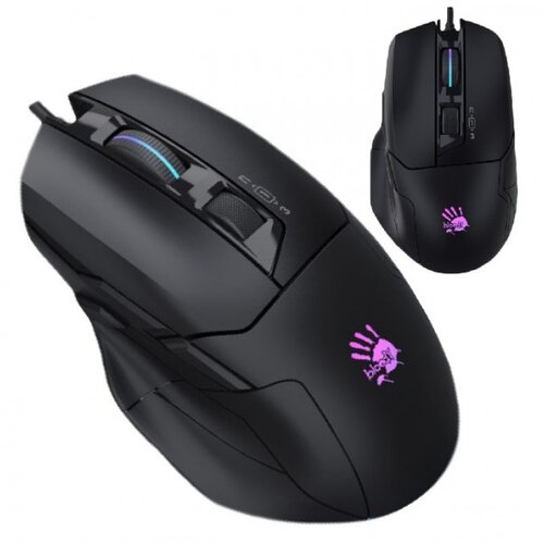 Oblivion gaming oprema A4-W70 MAX Stone Black A4Tech Bloody RGB Gejmerski opricki mis, 2000Hz/100-10.000 Dpi, USB 126mm Cene