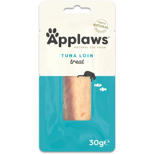 Applaws 2 + 1 gratis! Cat mačji priboljški - Tuna Loin 3 x 30 g
