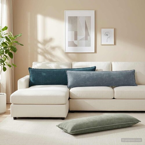  Presvlaka za jastuk 2 kom. HOUTEN Zelena 40 x 145 cm Cene