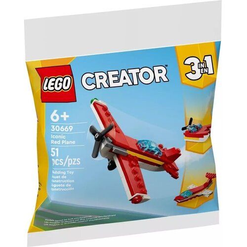 Lego Set za gradnjo Creator 3 v 1 Klasično rdeče letalo, (5000554643) Slike
