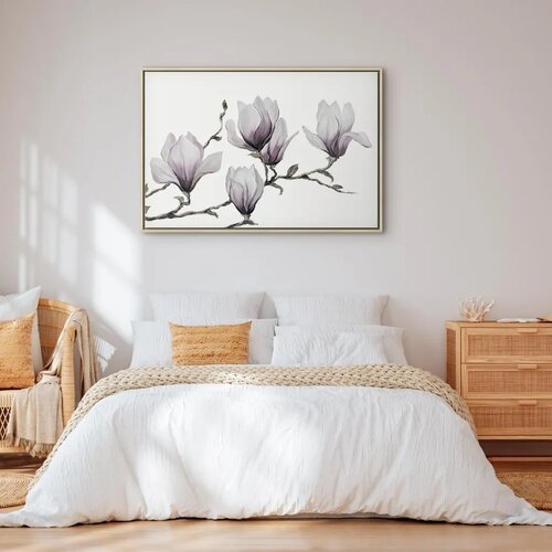  Slika - Painted Magnolias (1 Part) Wide 60x40 Slike