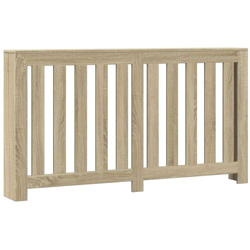 VidaXL Pokrov za radijator hrasta sonome 149x20x82cm konstruirano drvo Slike