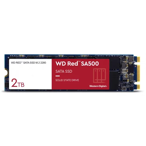 Western Digital WD 2TB SSD RED 3D NAND M.2 SATA3 trdi disk, (690199)