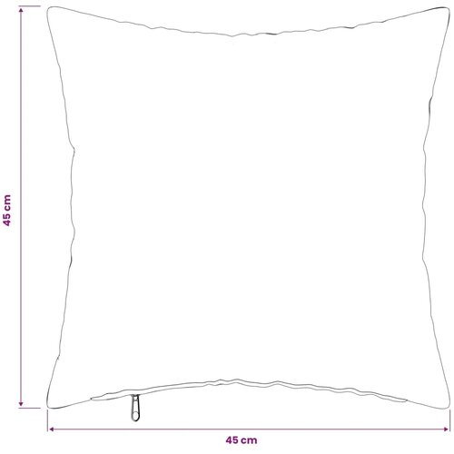  Presvlaka za jastuk 12 kom. HEERLEN Crna 45 x 45 cm Flanel - Crna 45 x 45 cm 12 Cijene