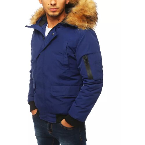 DStreet Men's navy blue jacket TX3943 Cene