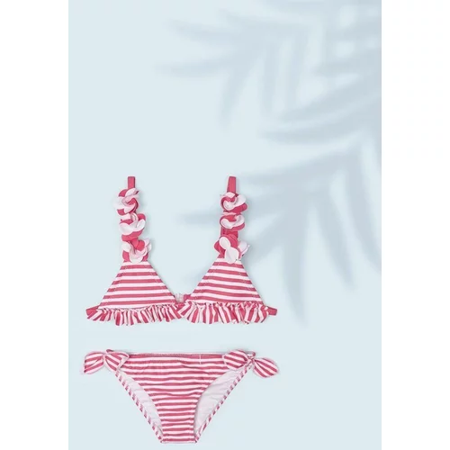 Mayoral Dječji dvodijelni kupaći kostim boja: ružičasta