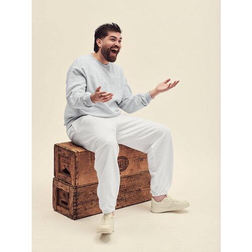Fruit Of The Loom Light grey men's sweatshirt Set-in Sweat Cene