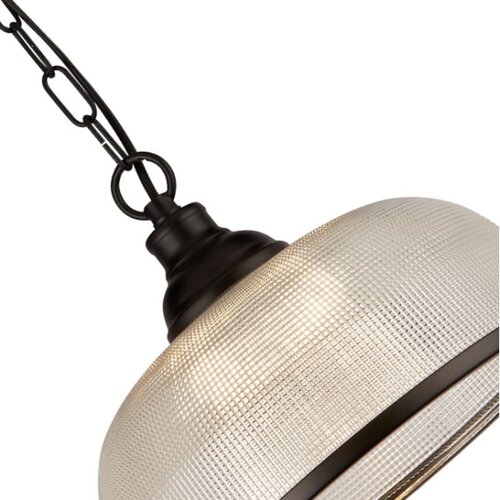 Searchlight 1682BK - Luster na lancu BISTRO 1xE27/60W/230V crni Slike