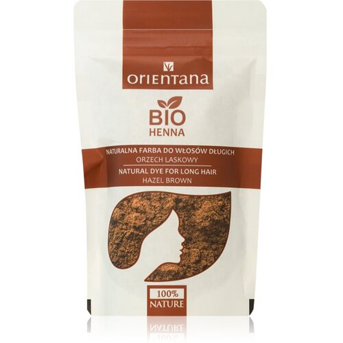 Orientana Bio Henna Natural Dye trajna boja za kosu nijansa Hazel Brown 100 g Slike