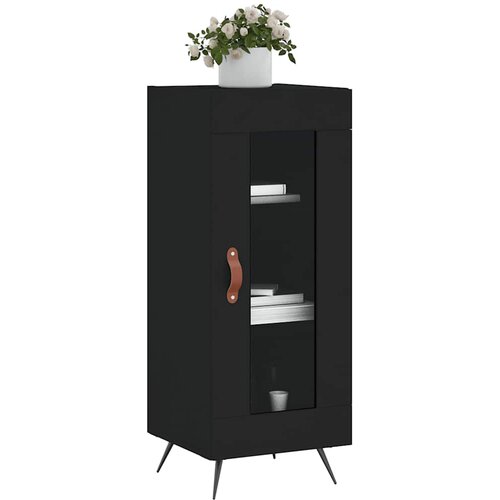  Komoda crna 34,5 x 34 x 90 cm od konstruiranog drva Slike