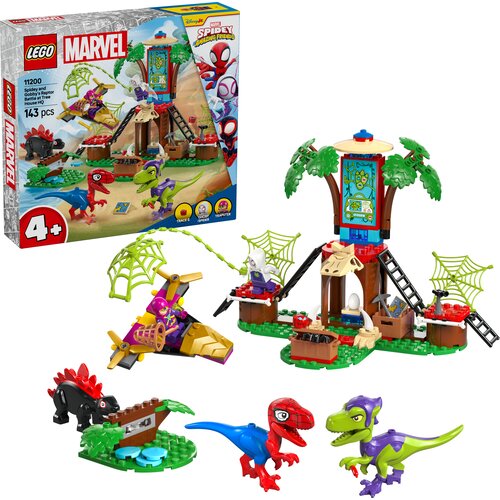 Lego Spidey Spidey and Gobbys Raptor Battle at Tree House HQ &amp;scaron;tevilka 11200 Slike
