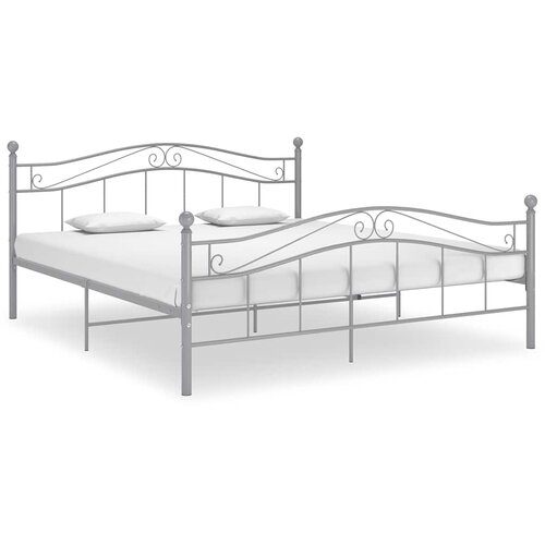  Okvir za krevet sivi metalni 180 x 200 cm Slike