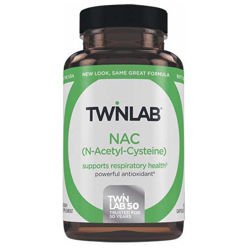 Twinlab nac (n-acetyl-cysteine) - 60 kapsula Slike