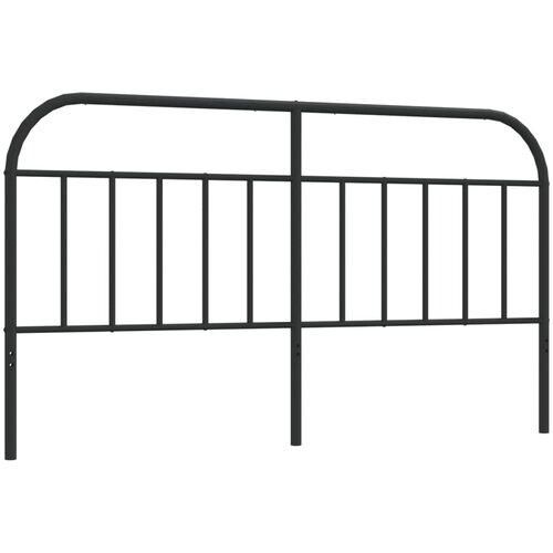 Maison Chic Kovinsko posteljno vzglavje - Vzglavna omarica črno 160 cm, (22076993) Cene