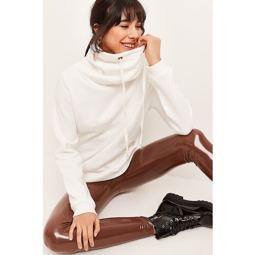 Olalook Sweatshirt - Ecru - Regular Slike