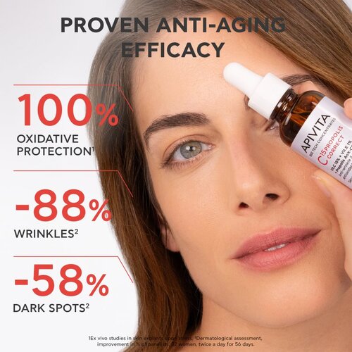 Apivita Bee Tech Concentrates C15 Propolis Correct Serum antioksidantni serum za obraz 30 ml Slike