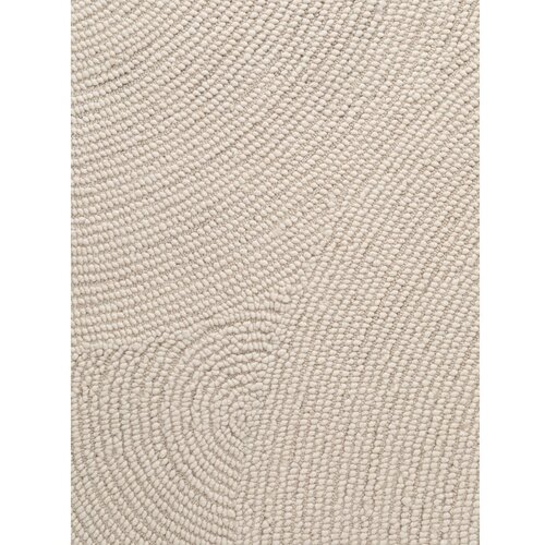 Hanse Home Ročno tkana volnena okrogla preproga v svetli naravni barvi &amp;oslash; 150 cm Eleni Natural White &amp;ndash; Slike