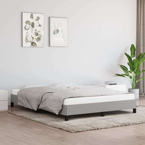  Posteljni okvir svetlo siv 140x200 cm blago, (20725912) Slike