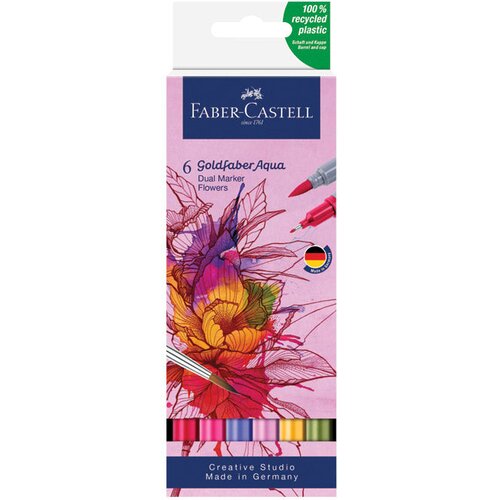 Marker OBOSTRANI AKVAREL 6BOJA FLOWERS GOLDFABER FABER CASTELL 164527 SORTIRANO BLISTER Cijene