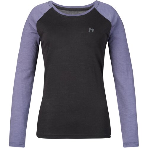HANNAH Women's long-sleeved T-shirt LESLIE L/S anthracite/wisteria Slike