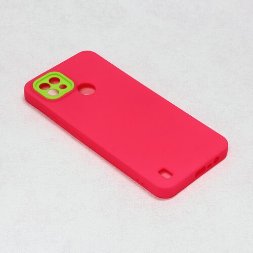 Maska camera color hd za realme C21 pink Slike