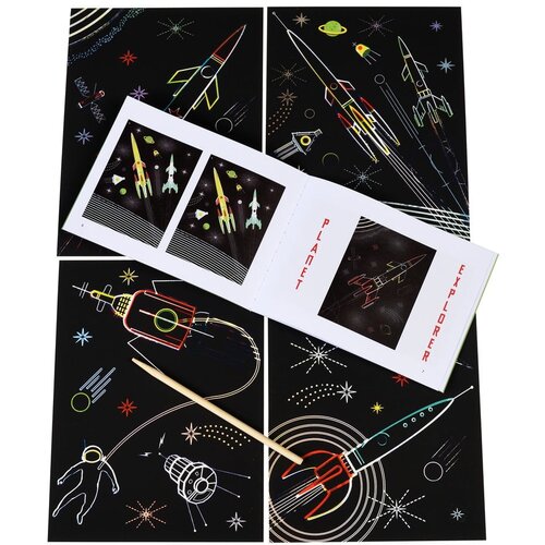 Rex London Space Age - Kreativni set - Space age, Scratch Slike